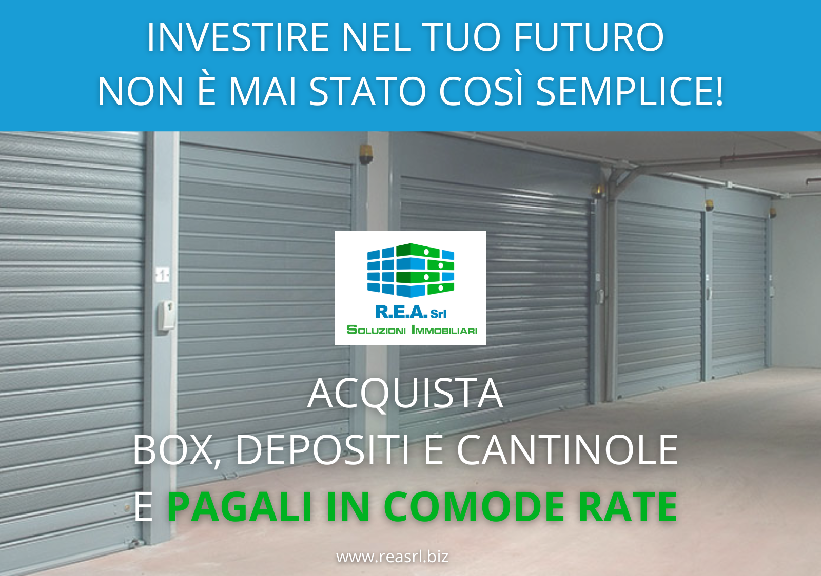 paga box, depositi e cantinole in comode rate